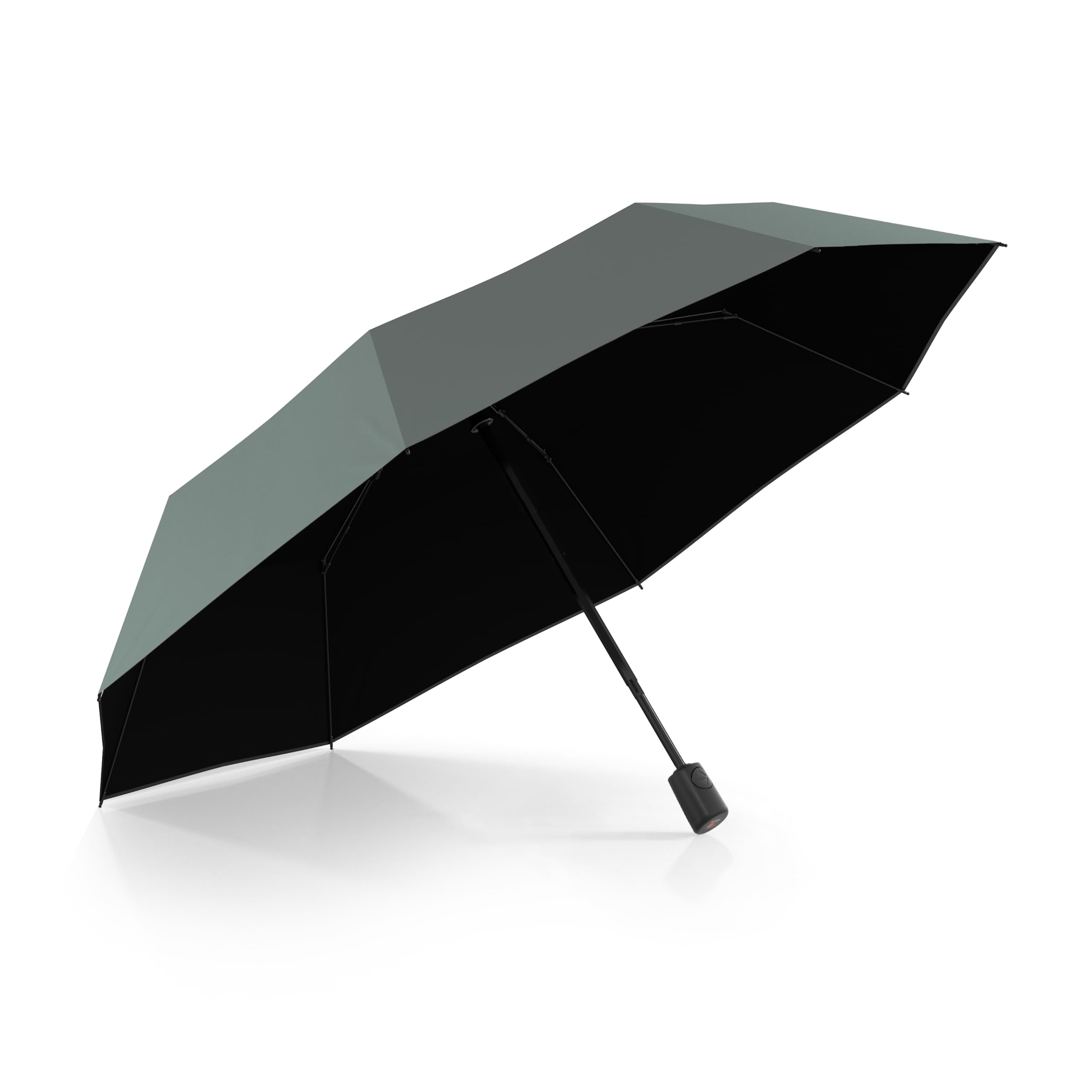Knirps Regenschirm I.200 Medium Duomatic mit UV Schutz | mit Schirmtasche I kleiner Taschenschirm mit Drucktaste I Regenschirm automatisch & kompakt I Taschenregenschirm leicht & sturmfest