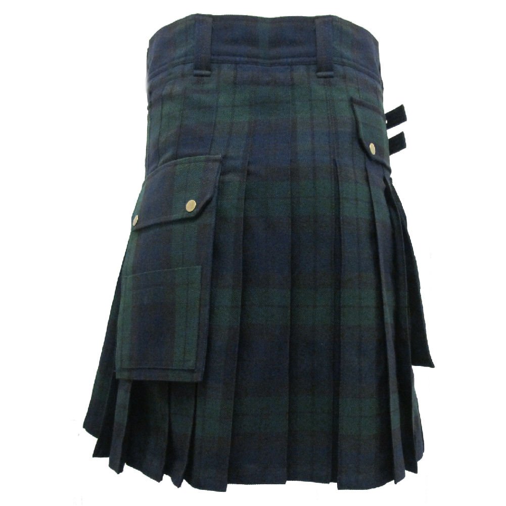 Tartanista - Kilt de travail pour homme - avec poches