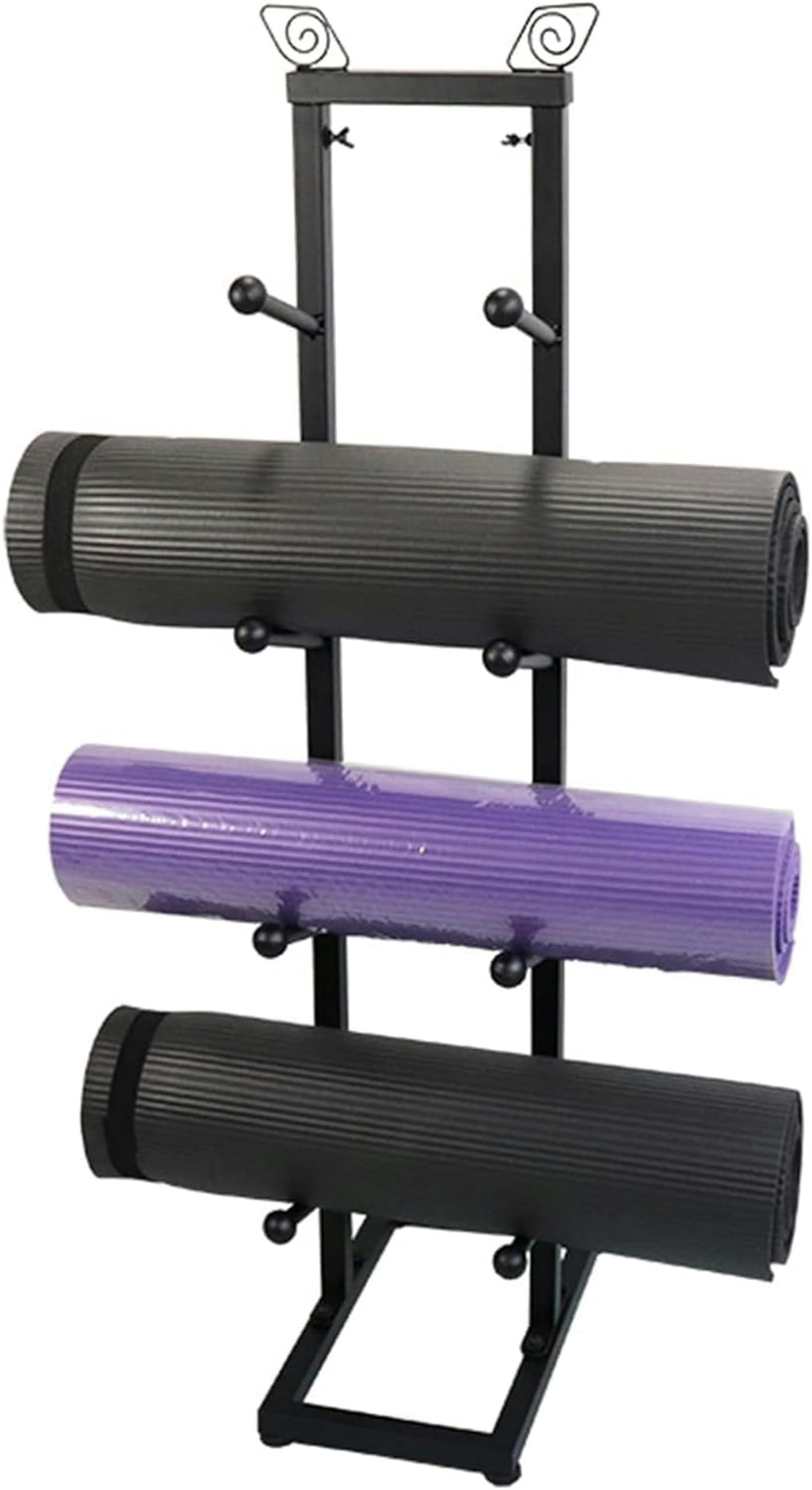 Support de rangement pour tapis de yoga à domicile étagère gym 4 niveaux
