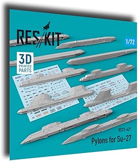 Reskit RS72-0421 1/72 Pylons for Su-27. Accessories for Aircraft