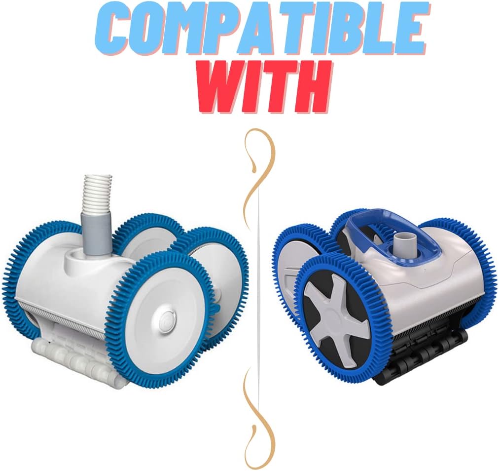 Swimables 896584000-082 Back Tire Kit Replacement for Hayward Pool Vacuum and Hayward Pool Cleaner | Compatible with The Pool Cleaner and Aquanaut 2 Wheel and 4 Wheel Pool Cleaner
