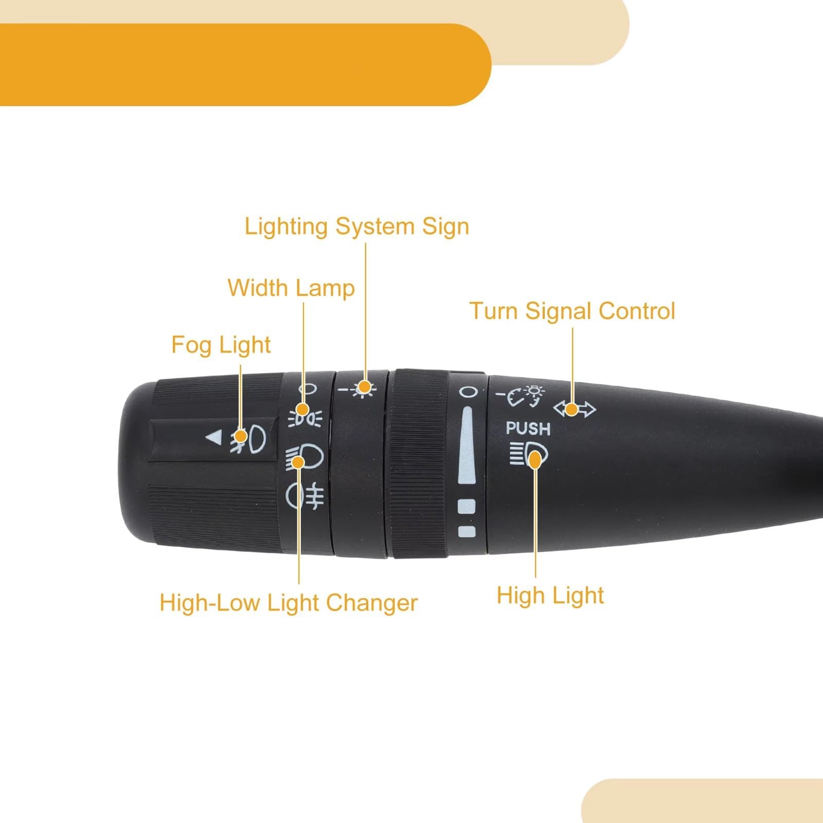 Comando Devio Luci Auto Compatibile Con Jeep Per Patriot 2007 2009-2017 Per Wrangler JK 2008-2017 2018 Interruttore Leva Indicatore Direzione Multifunzione Piantone Dello Sterzo