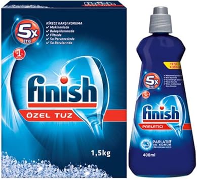 Finish Bula k Makinesi Tuzu 1500 Gr + Parlat c  250 Ml