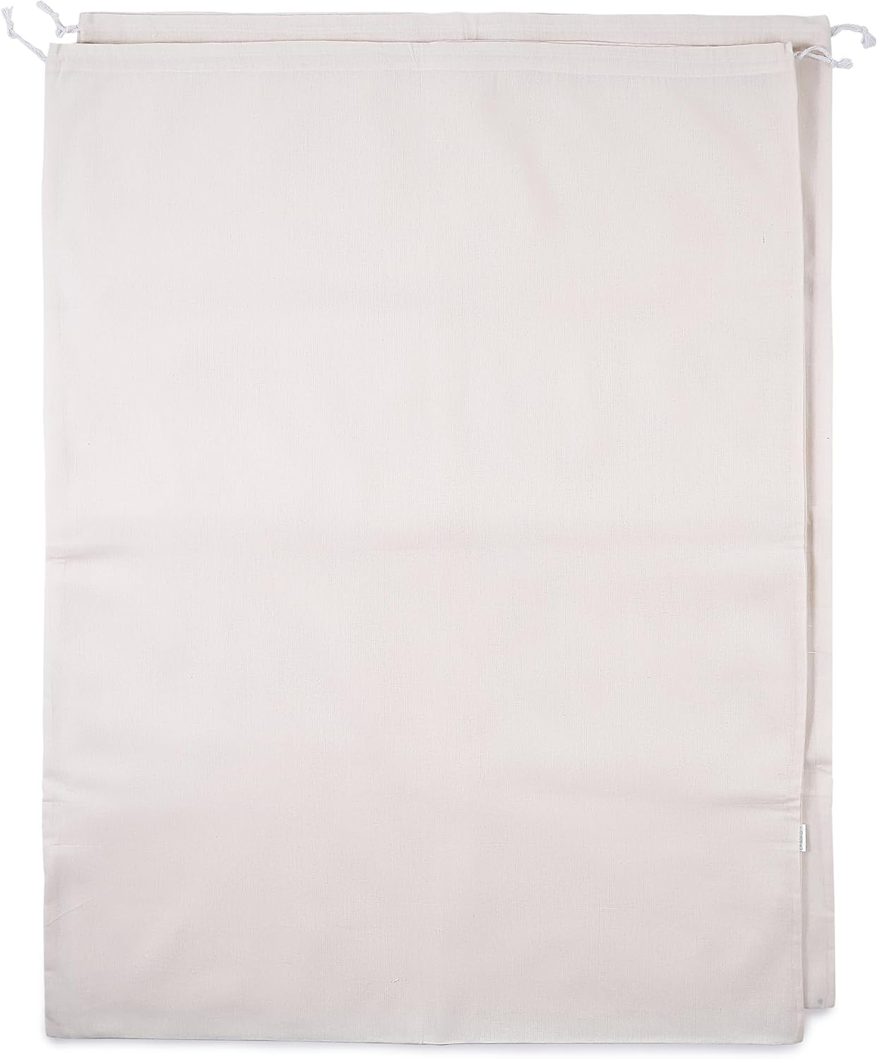 Reusable Cotton Produce Storage Bags – Medium 8x10 Inch (12 Pack) – 100% Muslin Drawstring Bags for Bulk Food, Vegetables, Fruits, Snacks & Small Item Storage