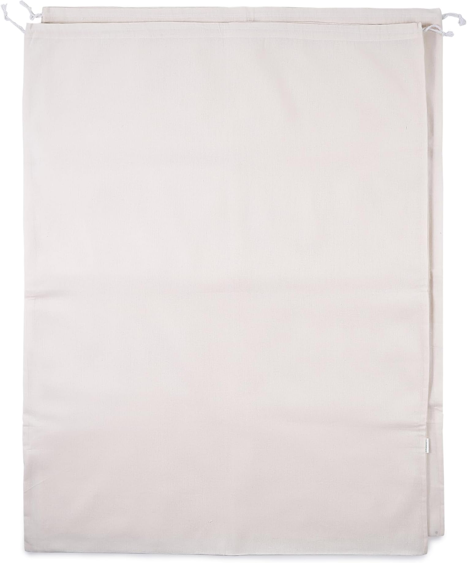 ( Pack of 2 Heavy-Duty Canvas Laundry Bags with 28 x 36 Inches – Extra Large 100% Cotton Drawstring Laundry Sacks with Handles & Straps – Reusable Dorm Laundry Bags