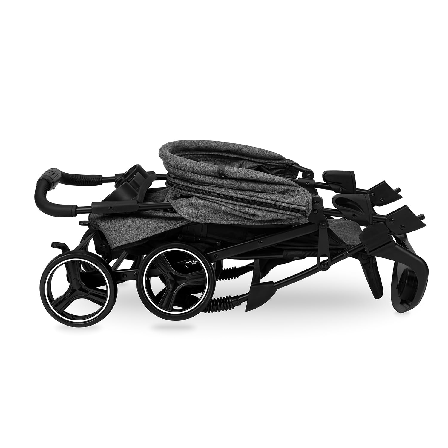 Poussette MoMi ISLA 6 mois 15 kg harnais 5 points panier couvre-pieds porte-gobelet plateau goûter sac couches