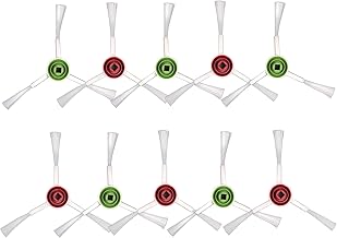 (10 Pieces) Side Brush Replacement Parts Compatible with ECOVACS DEEBOT X1 Omni/ X1 Omni(White)/ T10/ T10 Plus/ T10 Turbo/ T10 Omni Side Brushes 5 Pairs