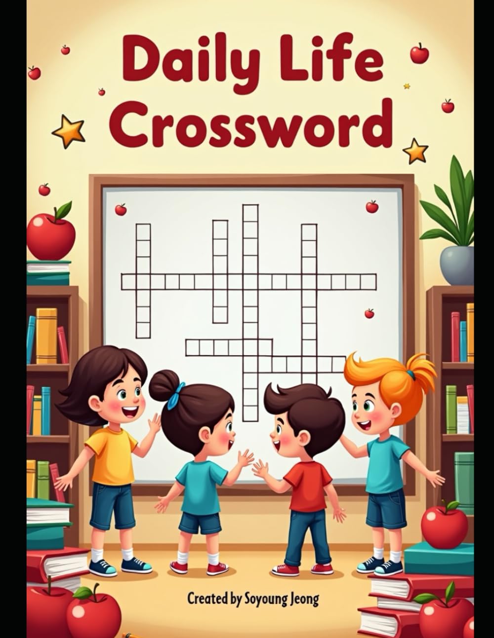 Daily Life Crossword Puzzles for Kids: Fun Everyday Vocabulary Puzzles for Young ESL Learners