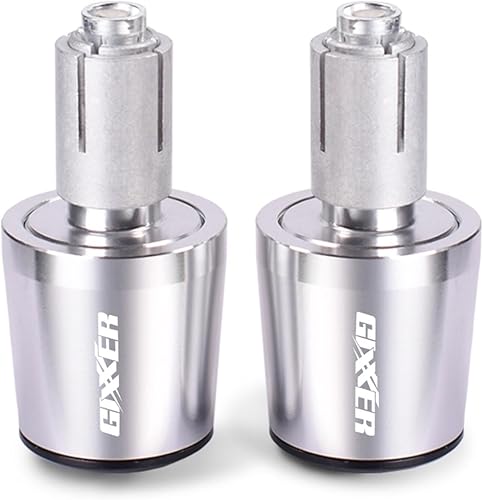 Miniatura 8 de Motocicleta motocicleta manillar peso final manillar Grips Cap anti vibración Silder Plug para Suzuki Gixxer 150sf 250sf 155 accesorios mango extremo