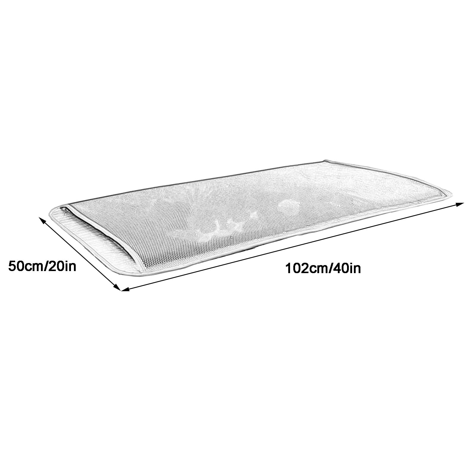 Copri Condizionatore da Esterno, Magnetica Copri Climatizzatore Esterno, Copertura Pompa di Calore Antirumore Resistente d'Aria per Tutte Le Condizioni Atmosferiche(Gray,102x50cm/40x20in)