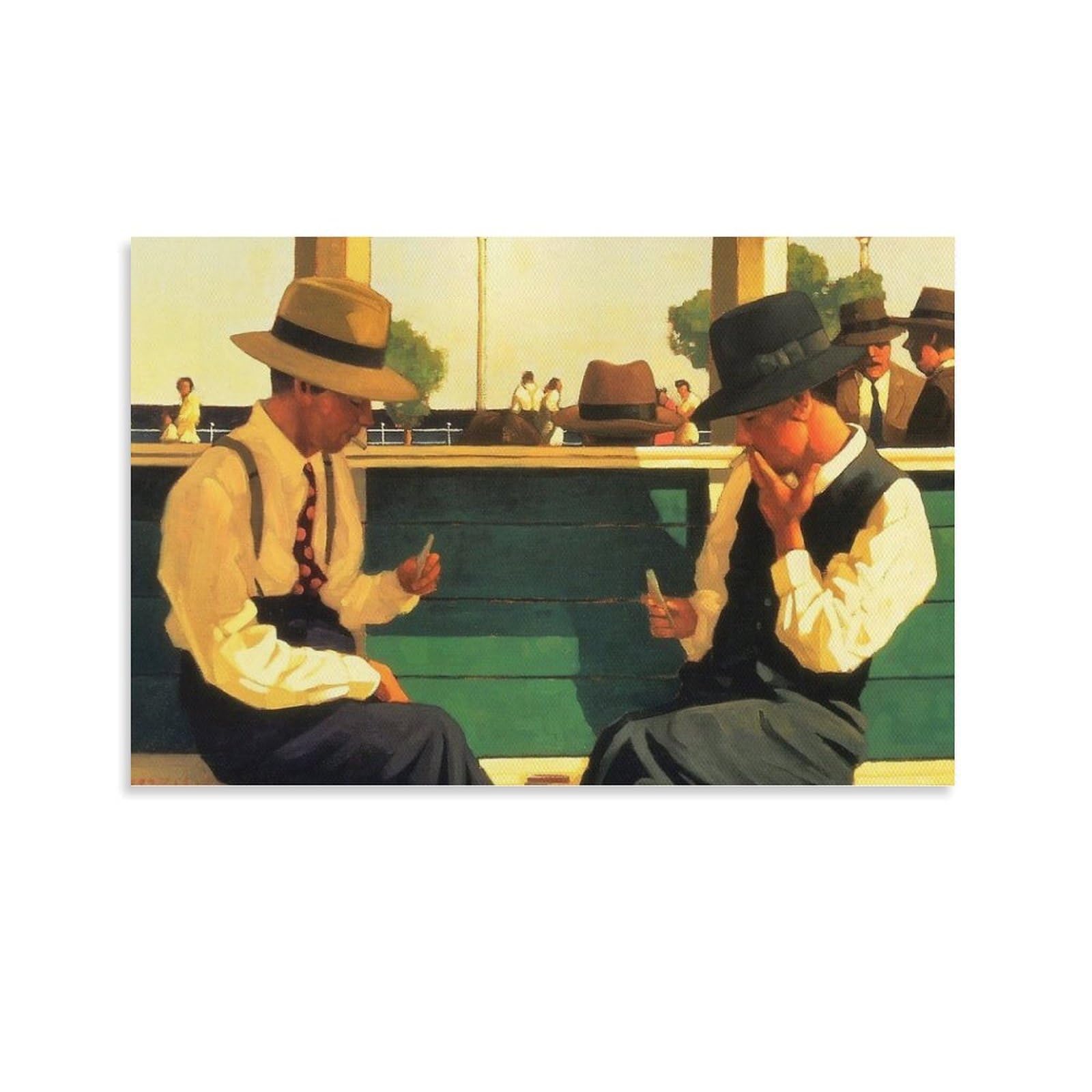 The Duellist by jack_vettriano Wall Art Prints Poster Posters Art Print Wall Photo Paint Poster Hanging Picture Family Decor 20x30inch(50x75cm) — image 1