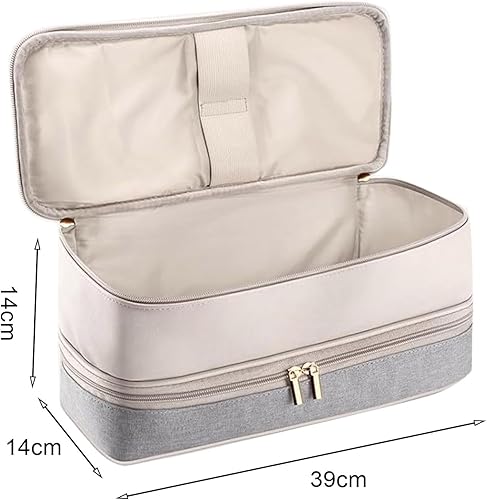 Miniatura 9 de Bolsa de viaje de doble capa para herramientas para el cabello, funda de viaje compatible con estilo Shark Flex, funda de transporte para sistema de
