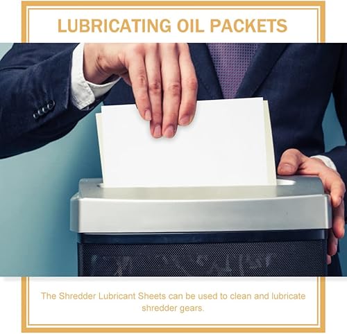 Miniatura 2 de NUOBESTY 10 piezas de hojas de aceite lubricante trituradoras herramienta de mantenimiento de limpieza eficiente para modelos de trituradora