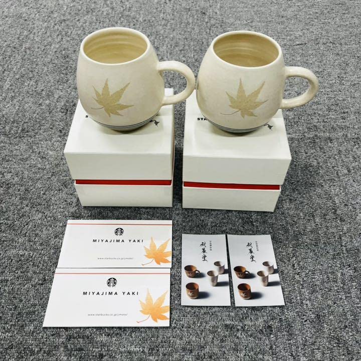 Amazon.co.jp: スタバ 宮島限定 マグカップ もみじ 紅葉 