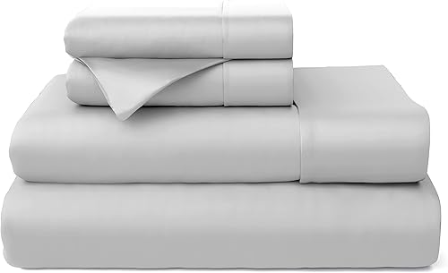 Cosy House Collection Juego de sábanas de rayón prémium derivado de bambú, mezcla refrescante, bolsillo profundo, ropa de cama ultrasuave y