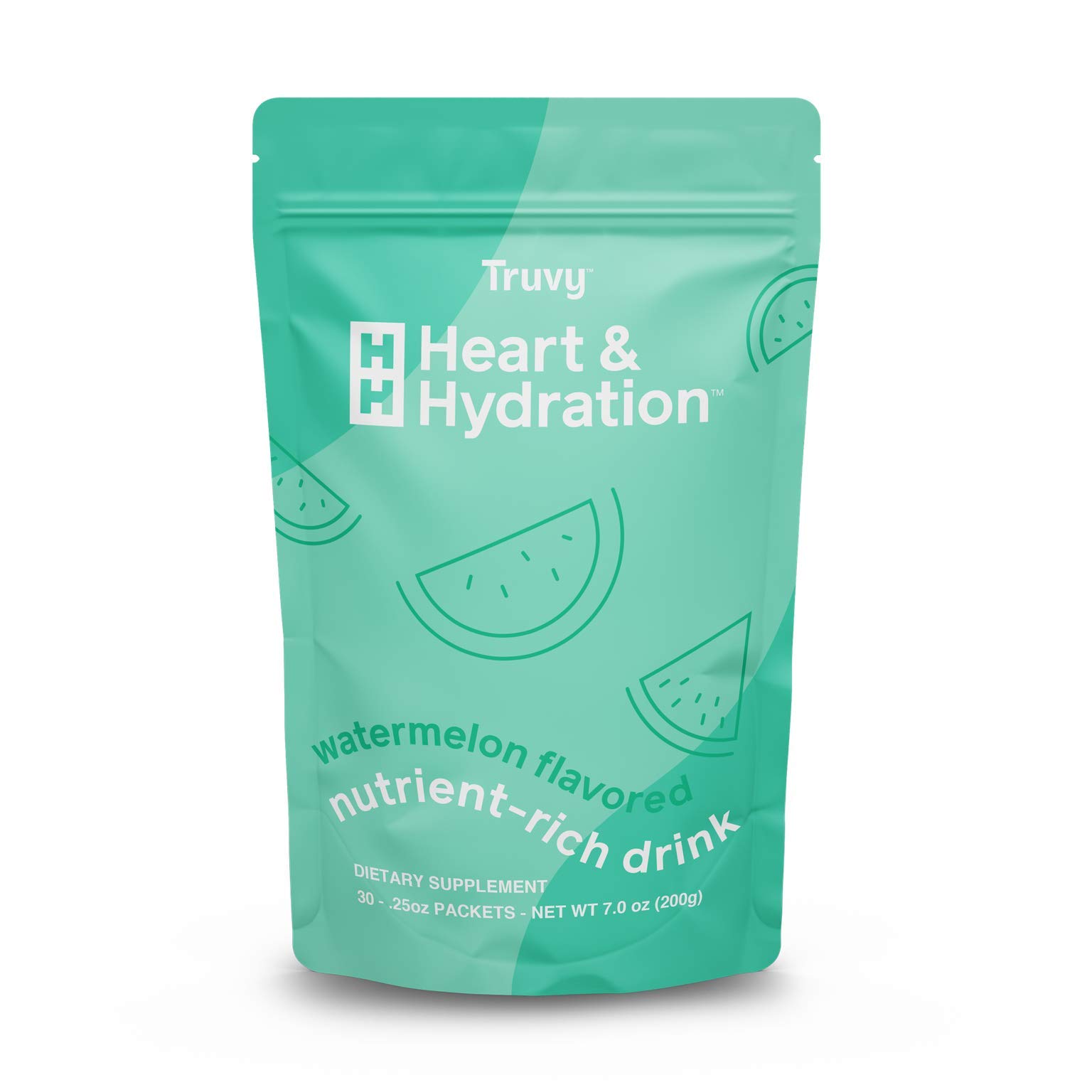 TruvyHeart & Hydration (Watermelon, 30 Packets)
