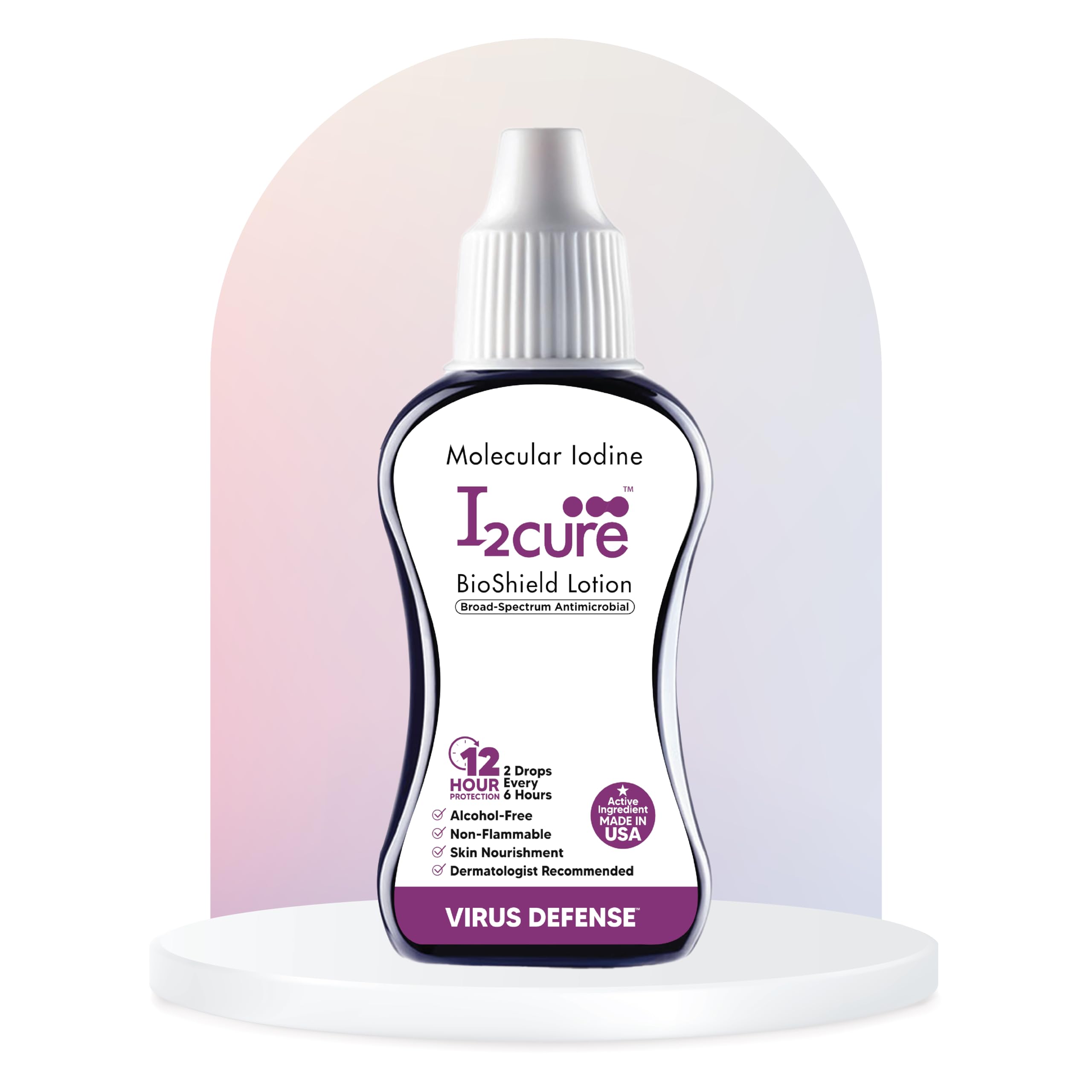 BioShield Sanitizer Lotion Protects from Viruses, Fungi & Bacteria | 2 Drops Kills 99.9% Bacteria and Gives 12 Hours Protection - 15ml (Pack of 1)