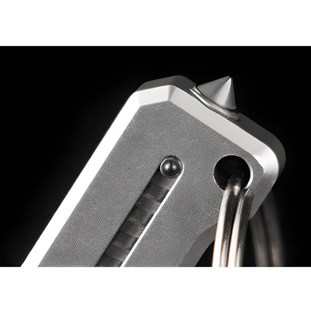 Compact Titanium Wrench & Bottle Opener – 2.3 Inch, Multitool For Camping, Hiking, Repairs – Lightweight, Stainless Steel, Measures Distances