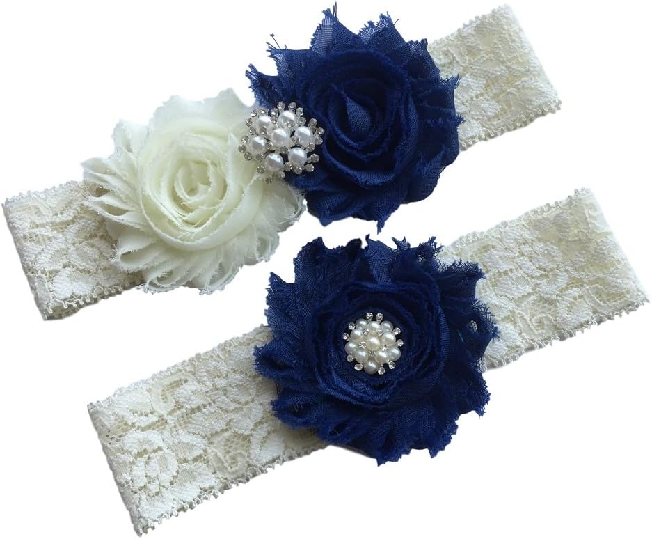 DaddasprincessWedding Garter Ivory Bridal Lace Plus Size Garter Something Blue