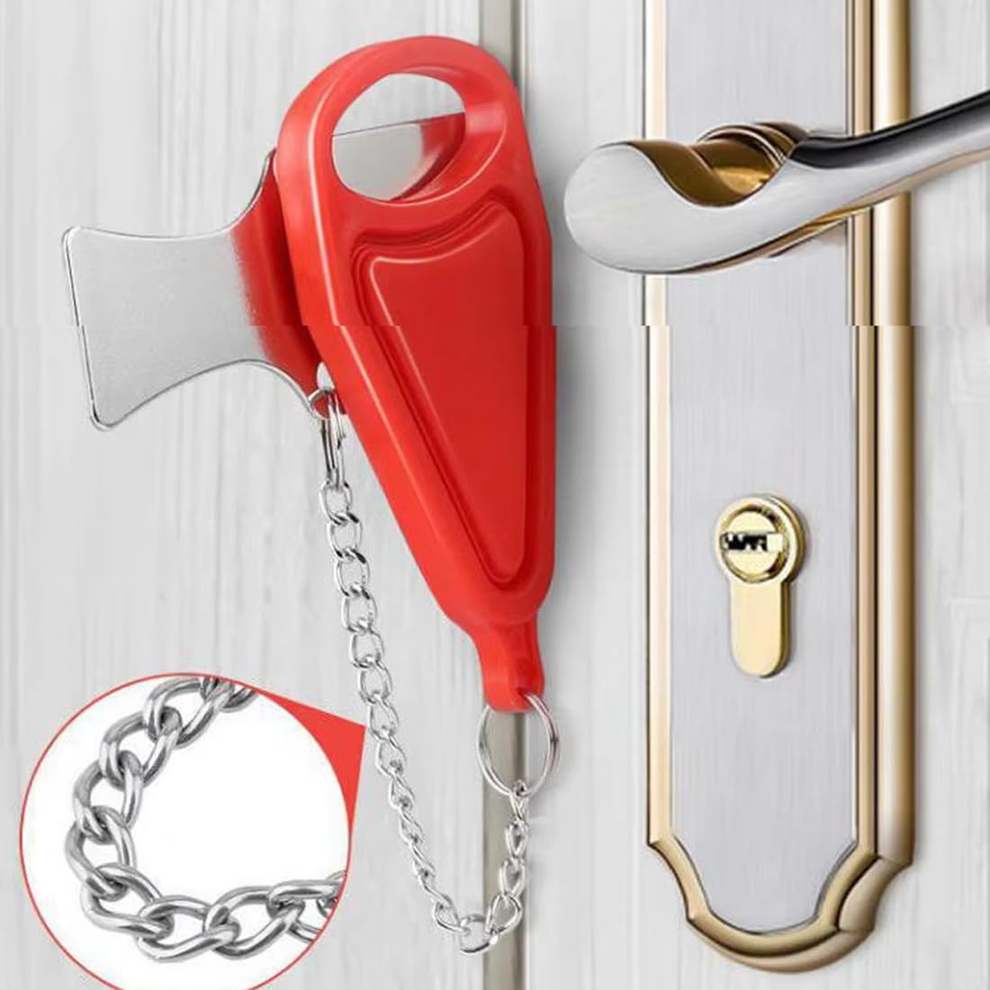 EIHI Serratura Portatile Per Porta Blocco Di Sicurezza Privacy, Serratura Interna Da Viaggio Per Hotel Con Protezione Aggiuntiva
