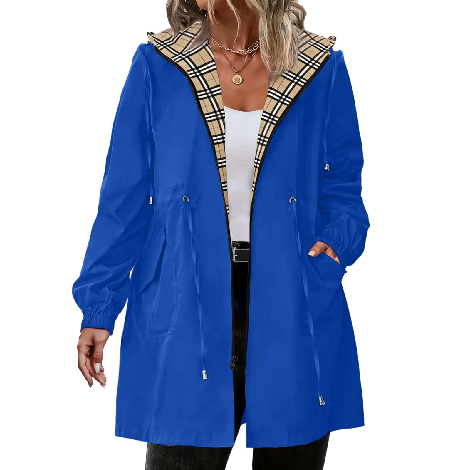 Regenjacke Damen Große Größen Softshelljacke Wasserdicht Atmungsaktiv