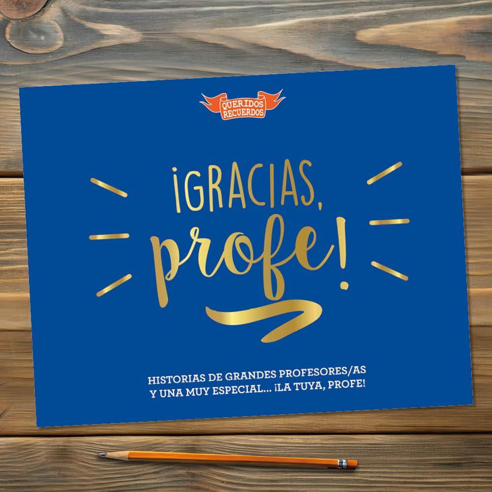 Calledelregalo Profesores y profesoras: Libro '¡Gracias, profe!’