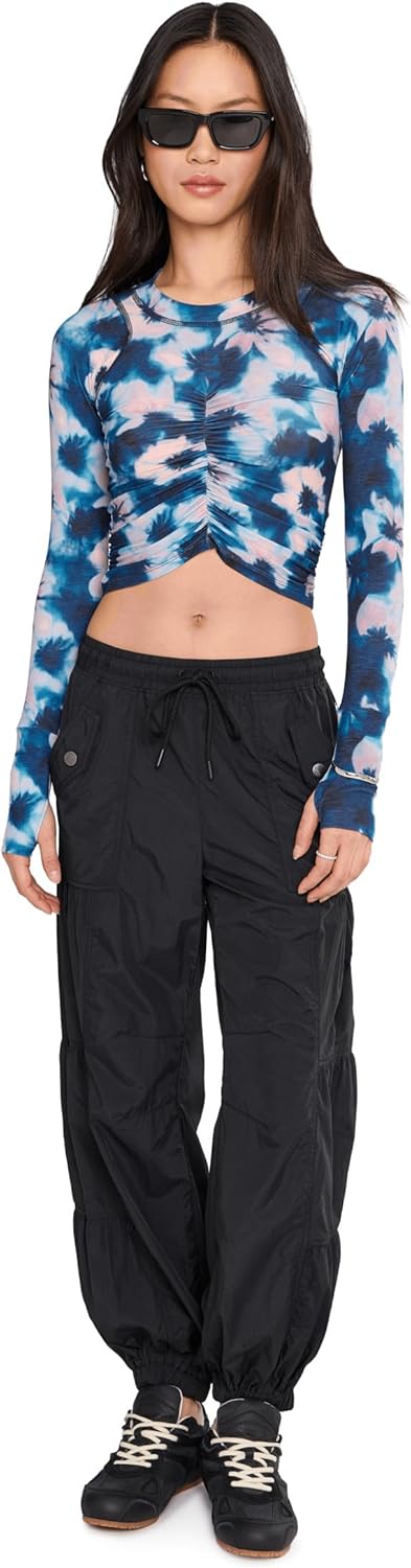 Free People Womens Tempo Ruched Layer Printed - Image 2