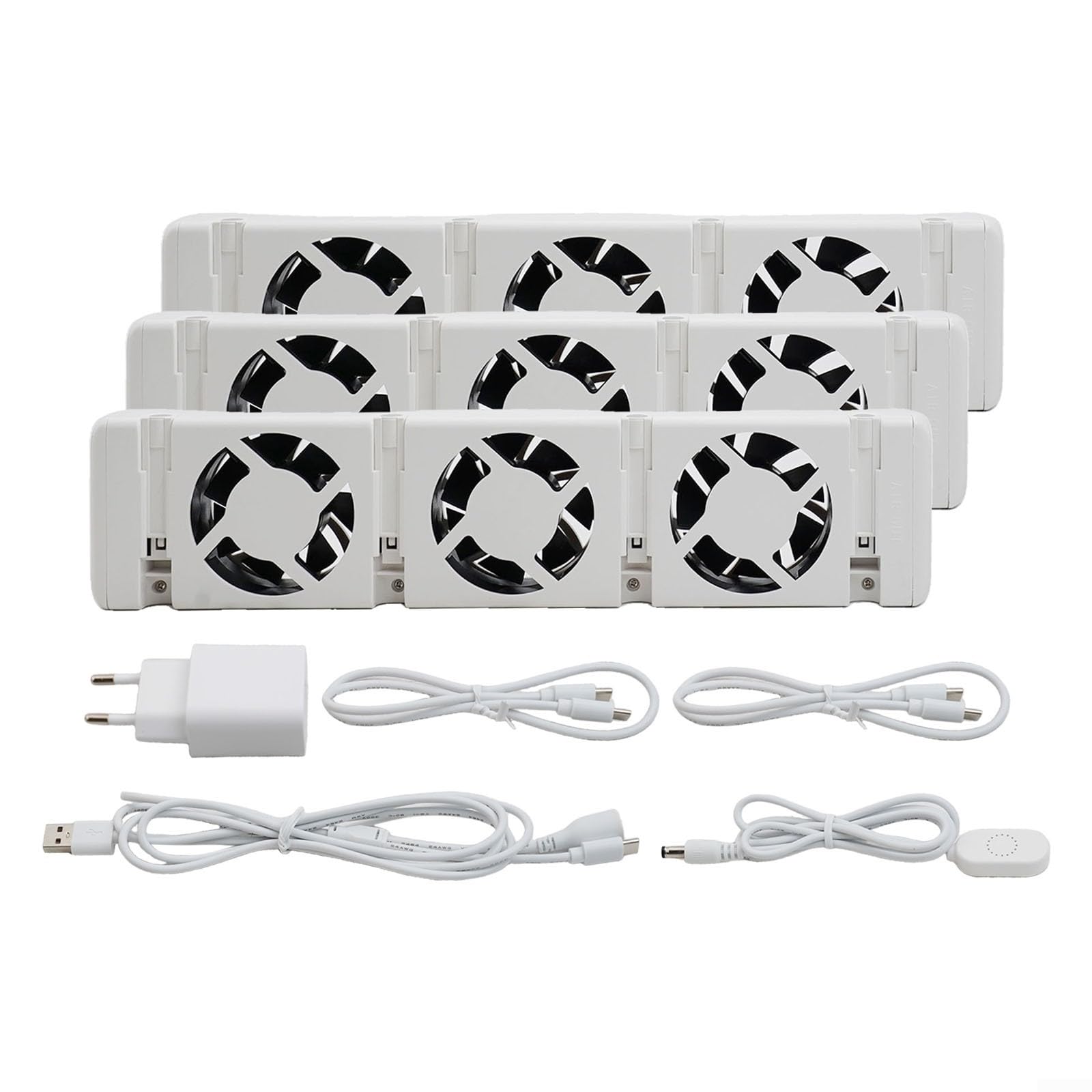 Set di ventole per radiatori magnetici, ventilatori per termosifoni, ventilatore a risparmio energetico, fino al 22% di risparmio energetico, a basso rumore, per radiatori e convettori a partire da