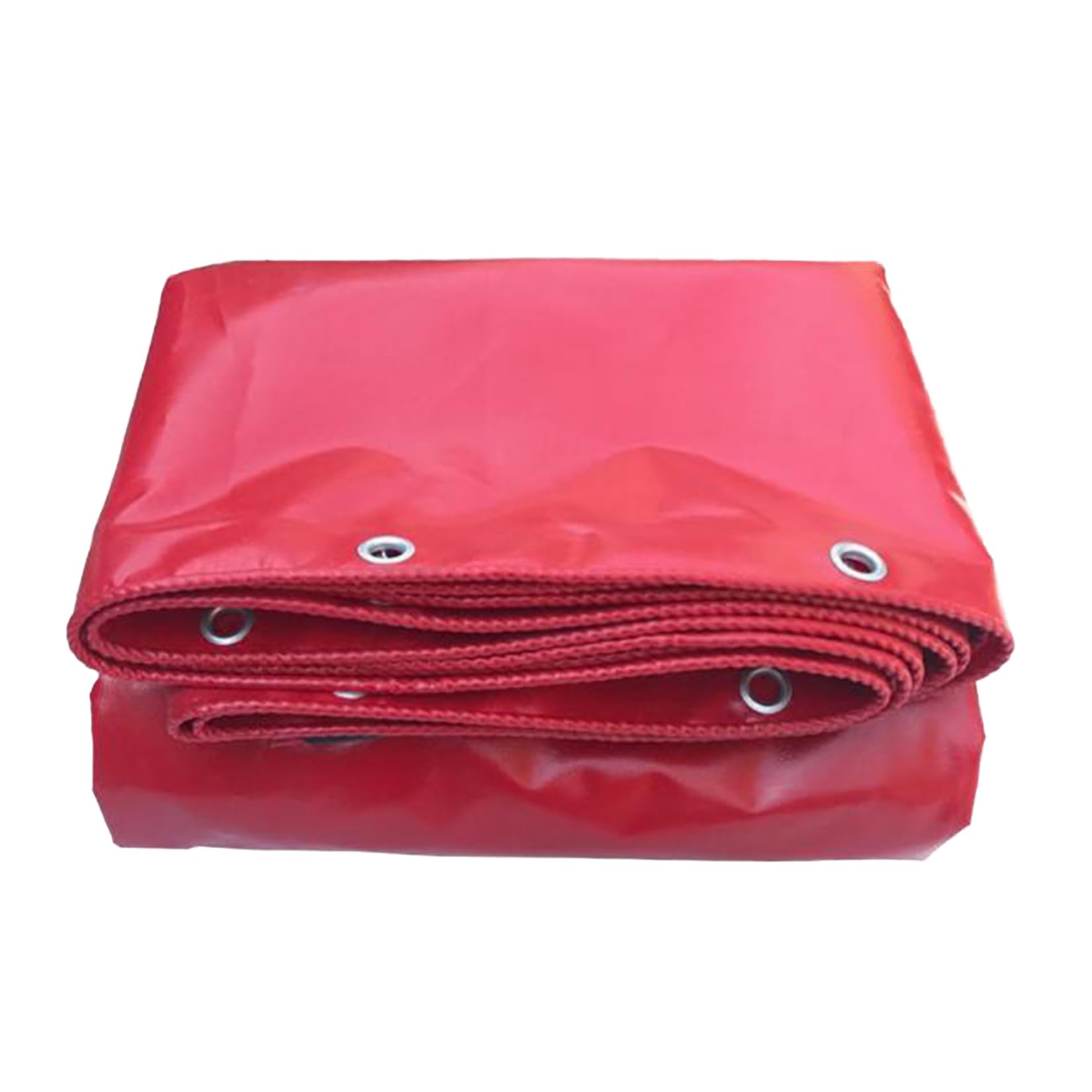 Multi-Purpose Waterproof resistant Anti-Tear Tarpa,Durable Reinforced Material Sun Resistant Waterproof Poly,Roof Pool Tarpaulin,3m×8m Strong Boat Cover Canopy(Red)