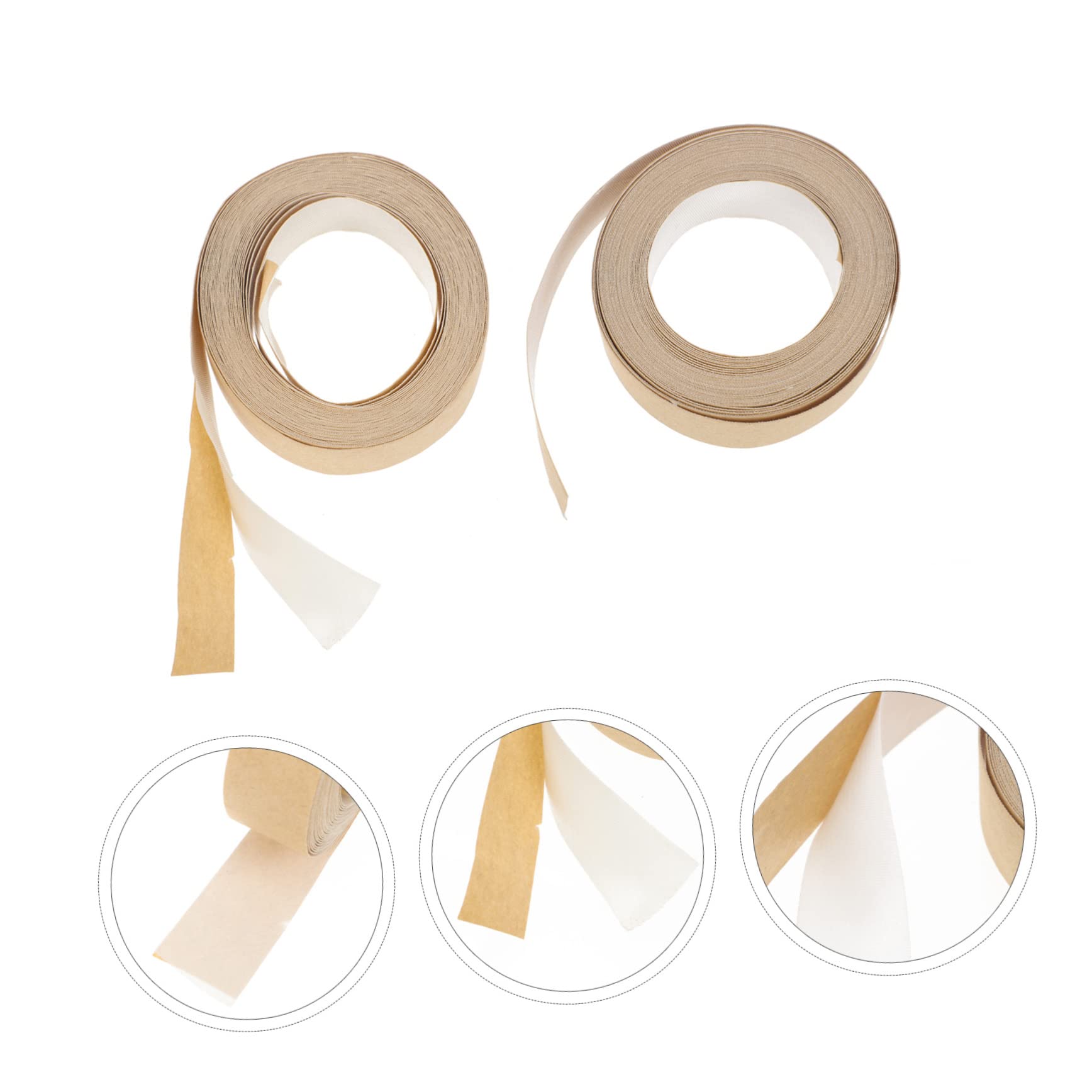 Bande De Bordure Pour Abat-jour - Tissu Auto-adhésif Crème - 10 Mètres X 2,1 Cm - Décoration Vintage Pour Lampes Et Projets DIY