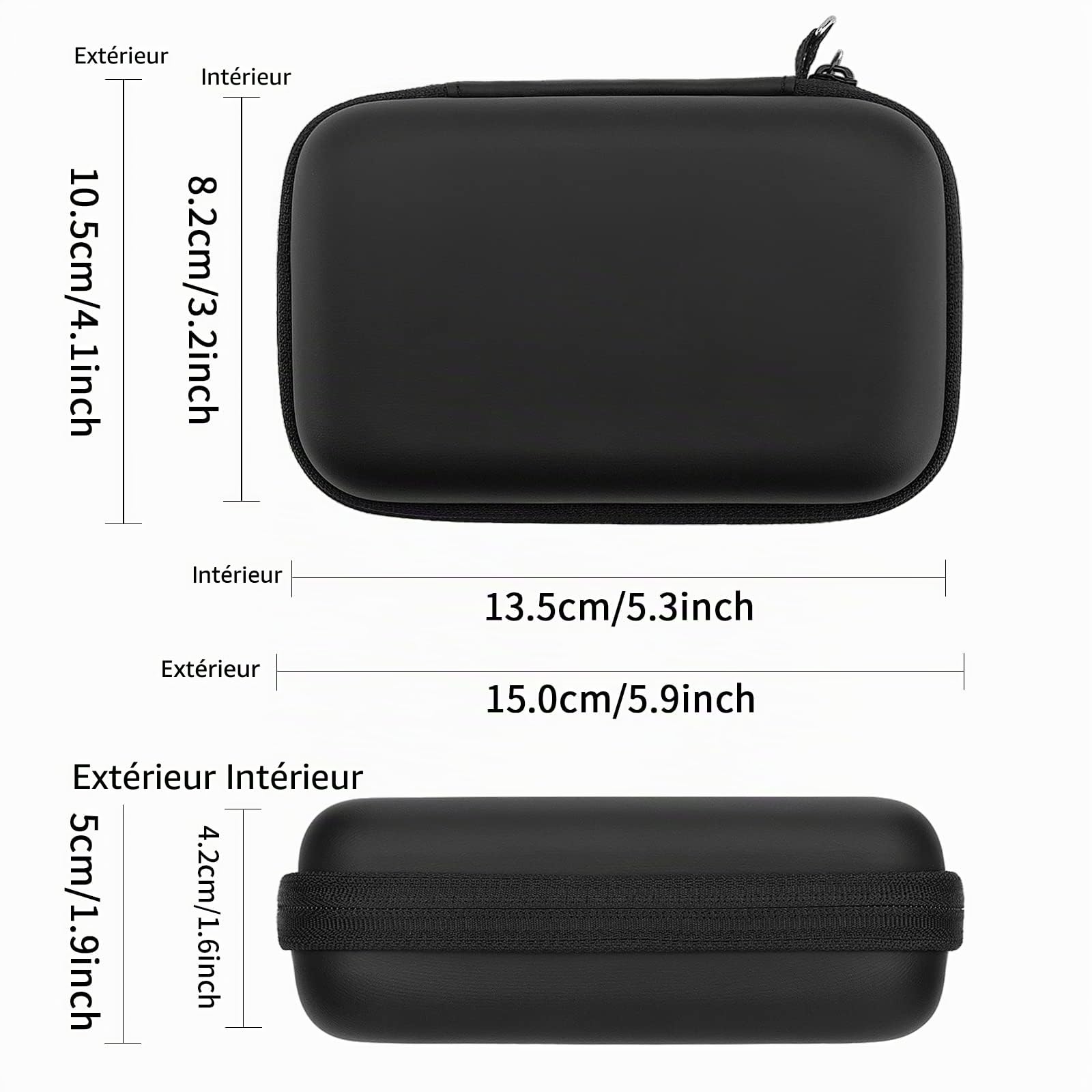 Western Digital WD Elements Etui pour Disque Dur Externe 2,5" Coque EVA Rigide Protection