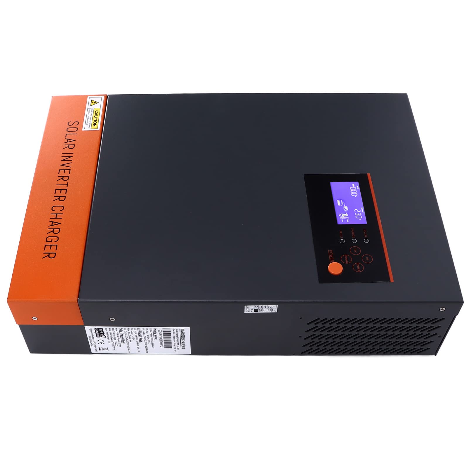 Marhynchus 5500W 48V Falownik ładowarka Solarna MPPT 80A Czysta Fala Sinusoidalna Konwerter Mocy z Wyświetlaczem LCD do Zasilania Awaryjnego UPS w Domu