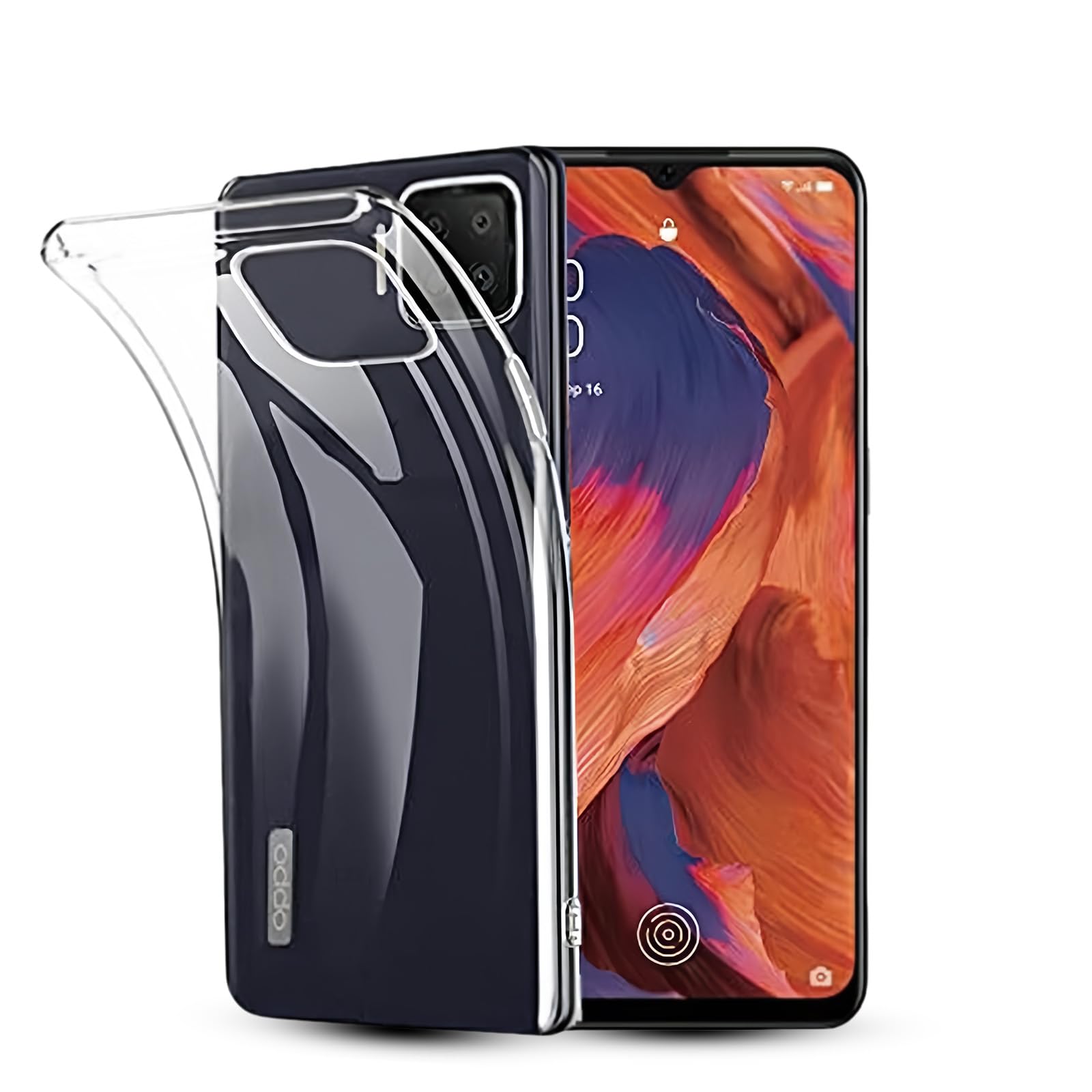 JACRON ケース 用の OPPO A73 ケース クリア・黄変抑制・高い透明度・薄型・TPU素材 オッポ エー73 カバー 全透明・耐衝撃・指紋防止・ワイヤレス充電対応・保護カバー