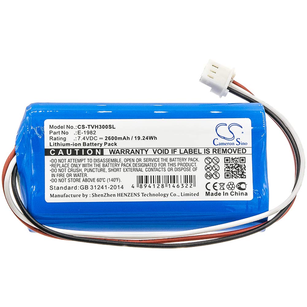 TECHTEK baterías Compatible con [Televes] H30FLEX sustituye E-1982