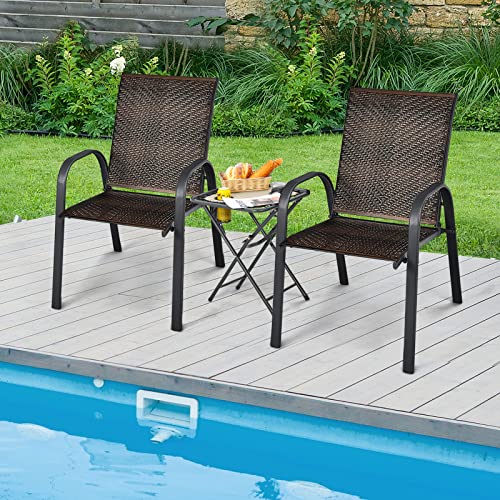 Tangkula-Set-of-6-Outdoor-PE-Wicker-Stackable-Chairs-Patio-Dining-Chairs-with-Sturdy-Steel-Frame-Outdoor-Arm-Chairs-for-Garden-Yard-Deck-and-Lawn-1-Mix-Brown 61QDHVuOVJL