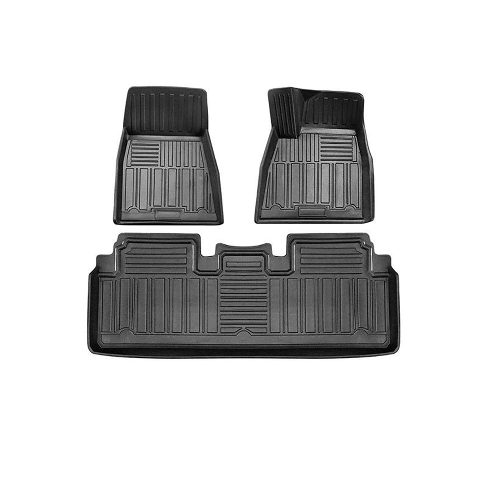 Lybh Color 2 Rhd Car Floor Mats For Tesla For Model S 2016-2020 Tpe Non-Slip Rugs Car Interior Waterproof Rubber Carpet(Color 2 Rhd)