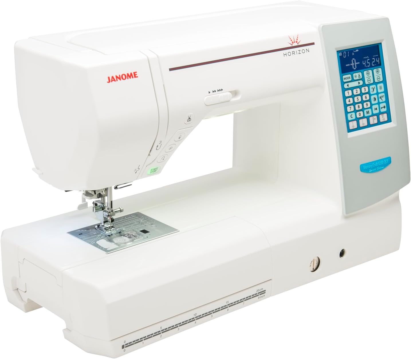 Janome 8200QCP Quilting and Sewing Machine Computerized - Horizon Memory Craft 8200QCP Special Edition, Computerized Sewing Machine with 170 Built in Stitches and Roomy Workspace for Quilts