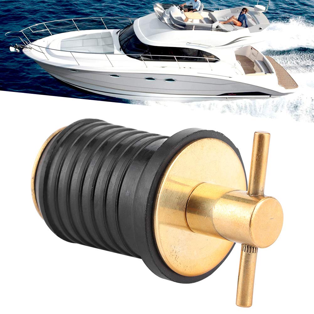 Bouchon De Vidange En Laiton Et Caoutchouc Pour Puits à Appâts Livewell – 1 Pouce, Pour Bateaux, étanchéité Optimale - 7