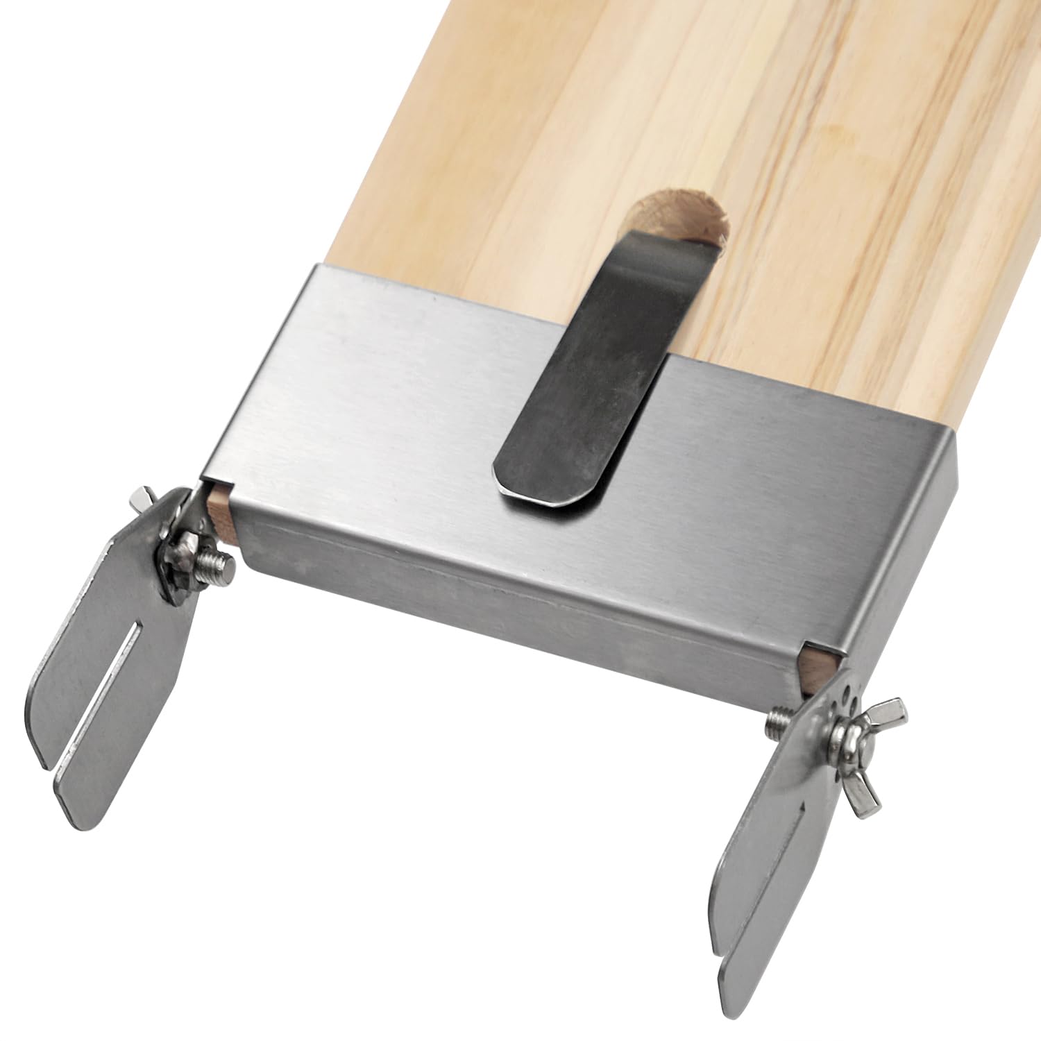 Flammlachsbrett Classic 2er-Set mit Edelstahl-Halterung zum Grillen und Räuchern von Lachs, Forellen - Zedernholz für Feuerschale, Grill, Lagerfeuer