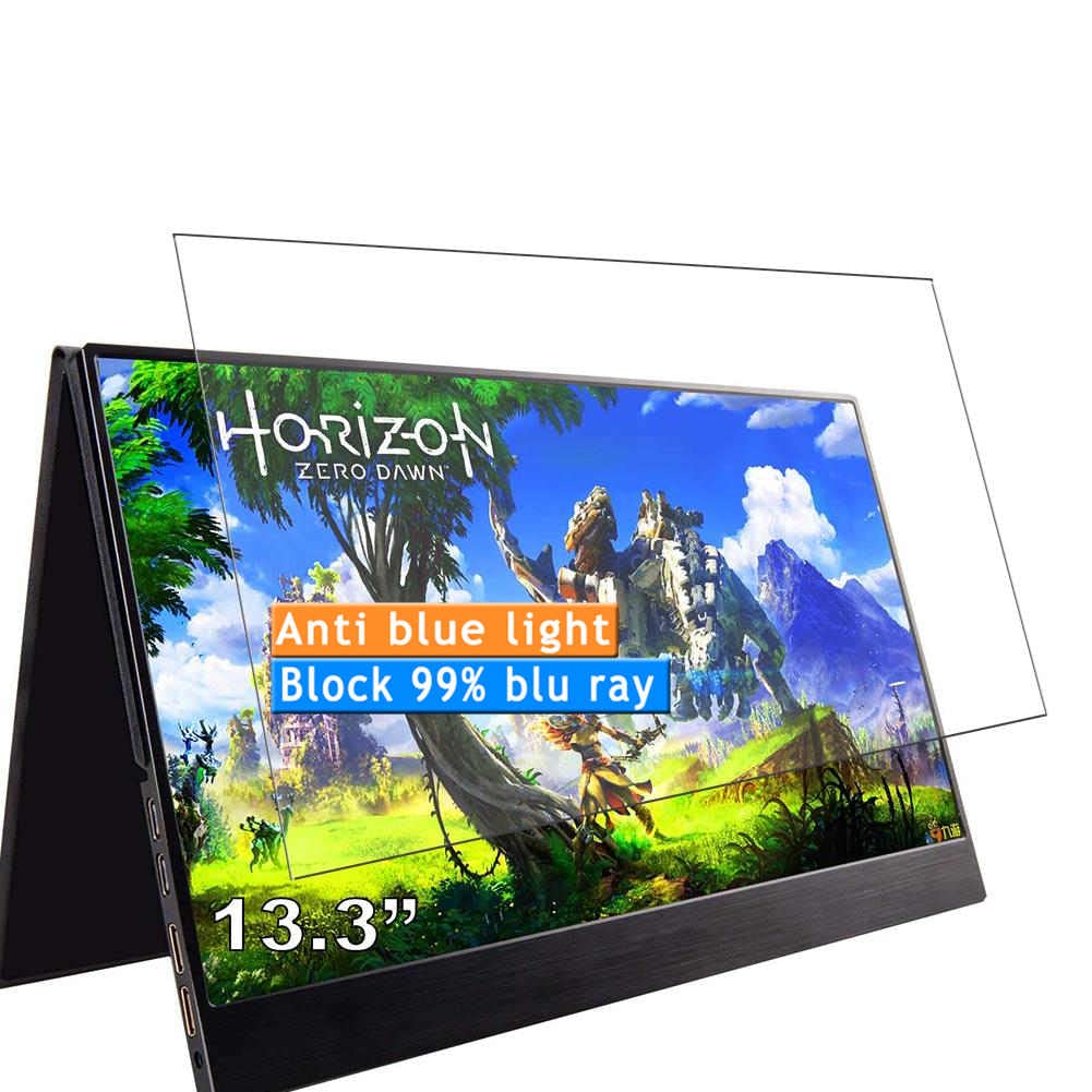 2-Pack Anti Blue Light Screen Protector, compatible with cocopar 13.3" XZB- 133C / co-133-C Monitor TPU Film Protectors Sticker [ Not Tempered Glass ]