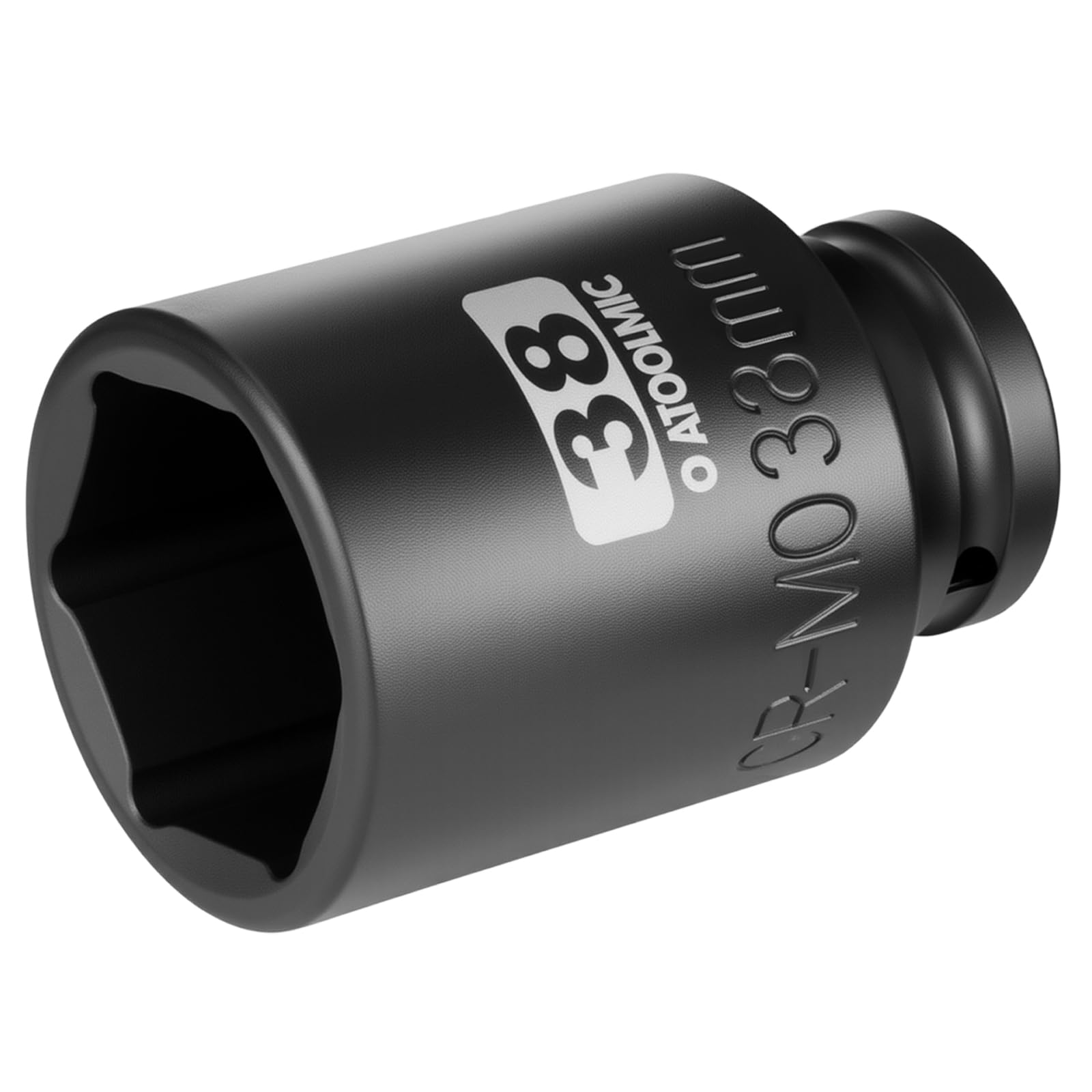 1/2 Inch Drive x 38mm Deep 6PT CR-MO Impact Socket for Removing Axle nut