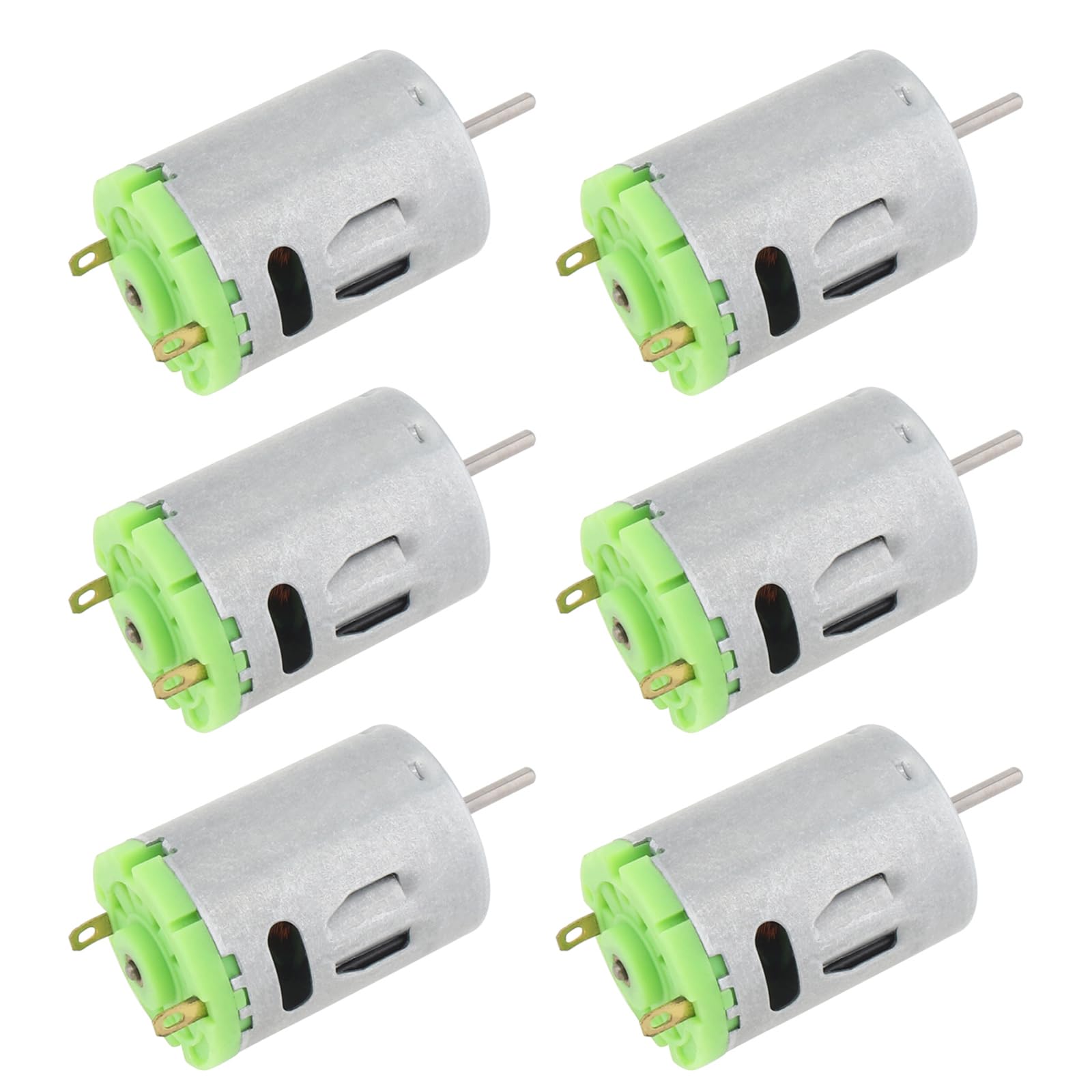 ChgImposs R380 6-24V DC Moteur 6000RPM ~ 24000 tr/min à Haute Vitesse Micro Moteur Motal Motor en Acier Inoxydable pour les Jouets de Bricolage Hair Dier Mini Ventilateur Petit Appareil
