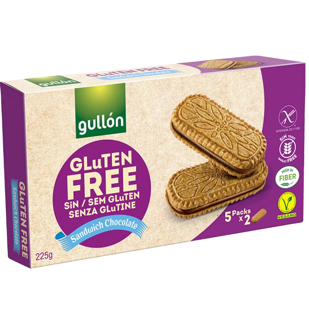 Italian Gourmet Bundle Glutenfreie Schoko-Sandwich-Kekse 12x 220g + Italian Gourmet Polpa Gratis – Gluten Free Kakao-Creme-Kekse, einzeln portionierte Snackpacks, Frühstück & Vorrat 2,64kg