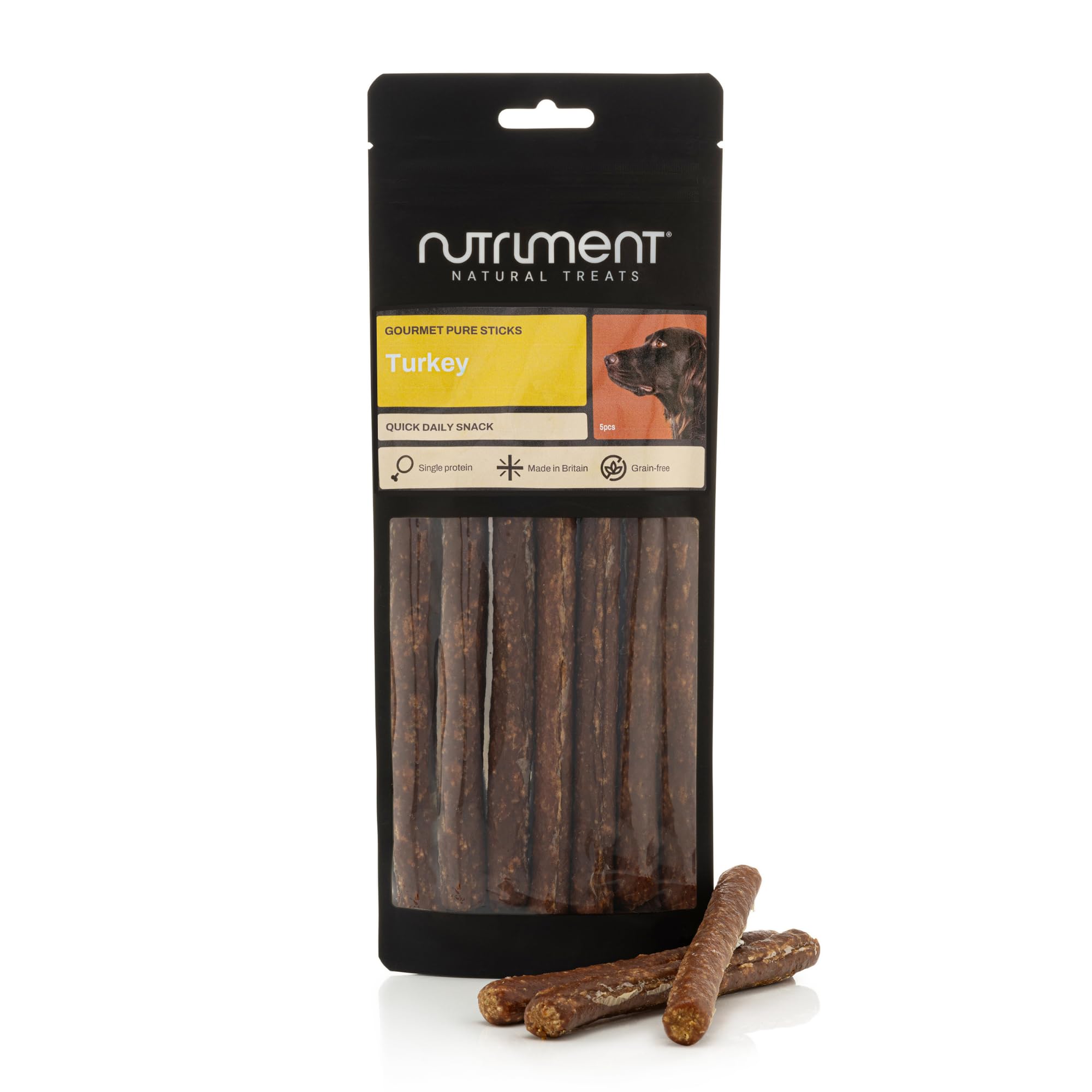 Natural Treats Gourmet Pure Turkey Sticks (5pcs) 100% Turkey Natural Long Lasting Dog Chew Treats