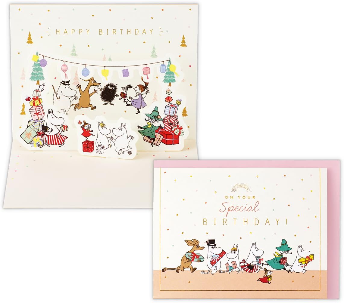 Hallmark Moomin Birthday Card Birthday Lantern Garland 830205