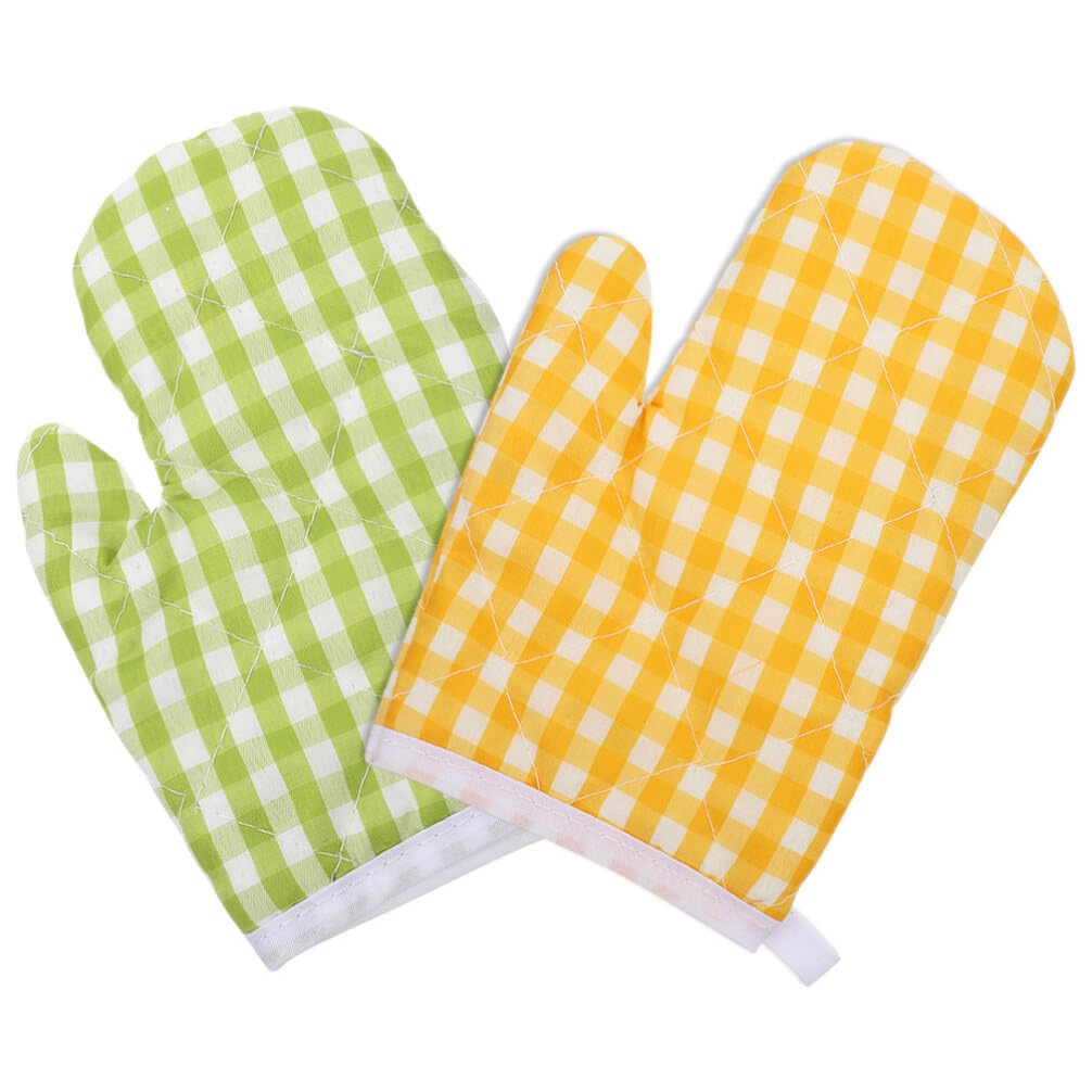 Maniques Cuisine Isolantes 2 Pièces en Polyester, Chaleur Résistante