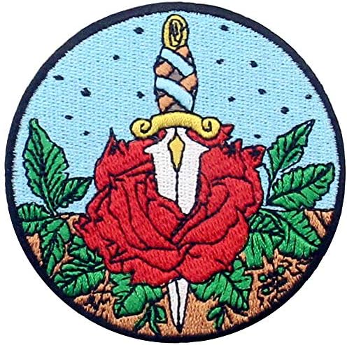 Love Aufnäher | Bestickter Patch Zum Aufbügeln Oder Nähen | 9,8x4,6 Cm | Für Jeans, Jacken & Taschen