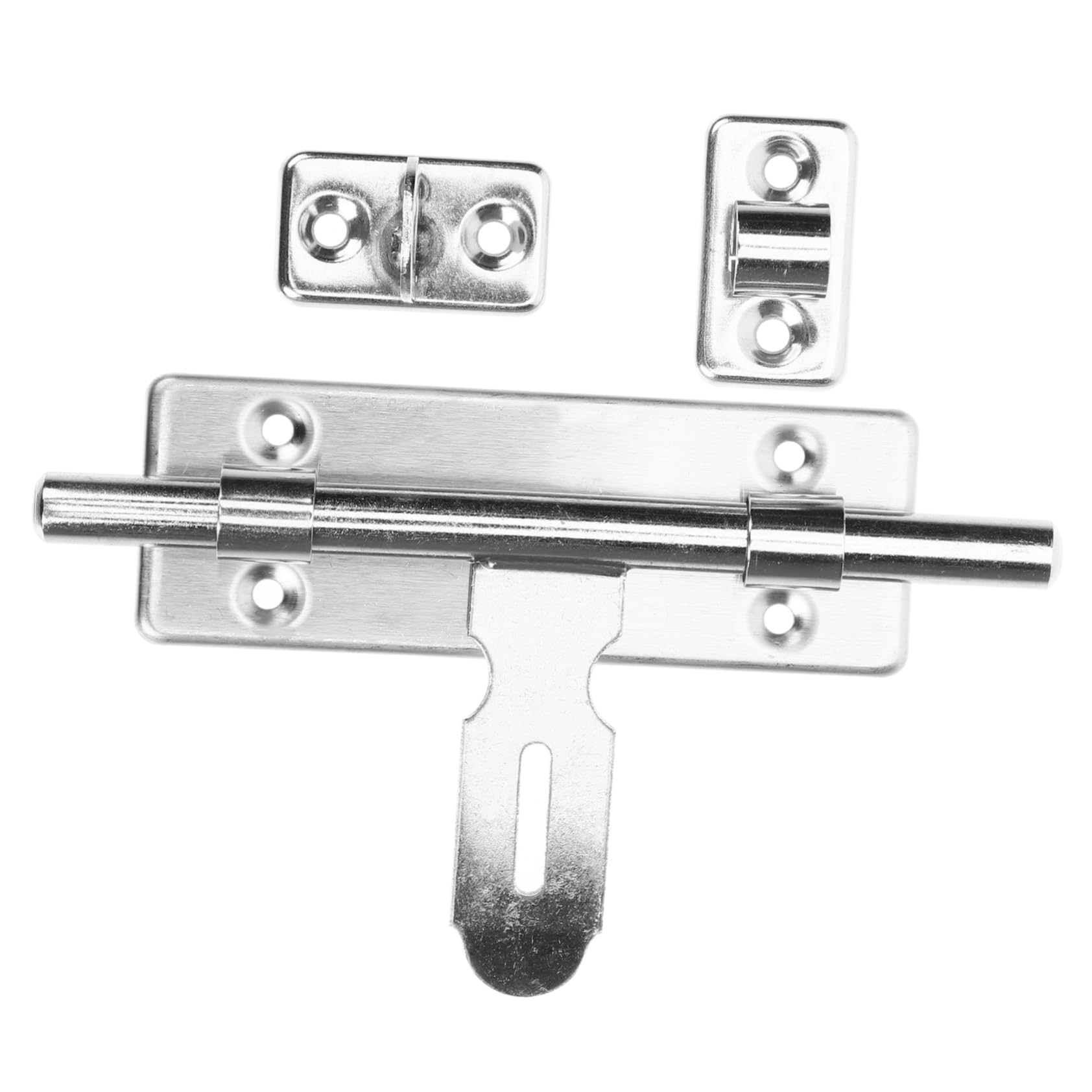 Pestillo de puerta, cerradura de puerta, 2 piezas de protección de puerta corrediza oculta, palanca de bloqueo, Perno de palanca, cerradura deslizante al ras, Perno de acción, Perno de puerta