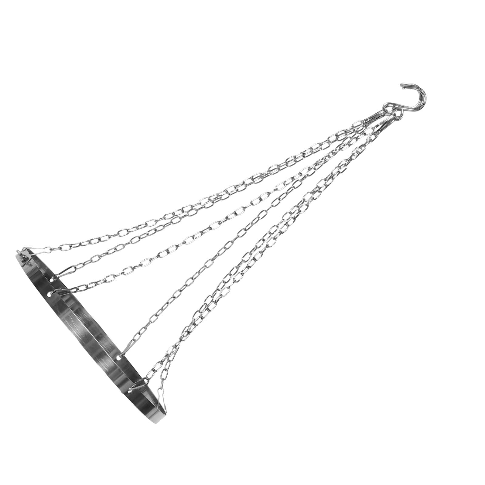 TOYANDONA Anneau Suspendre de Canopée Robuste 30 Cm pour Fixation Plafond, Support Annulaire en Métal pour Rideaux et Voilages, Kit Suspendre Décoration Mariage et Intérieur