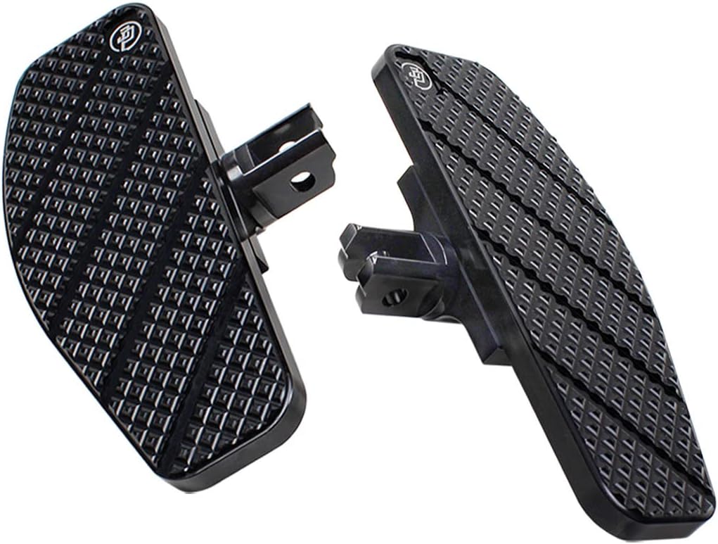 POWER JAMES 8.0“ Black Mini Foot Pedal Floorboard for Harley Davidson 18-2024 FX Softail Breakout, Street Bob, FXDR 114, Fat Bob, Low Rider, Low Rider S, Low Rider ST, Softail Standard (Mini Black)